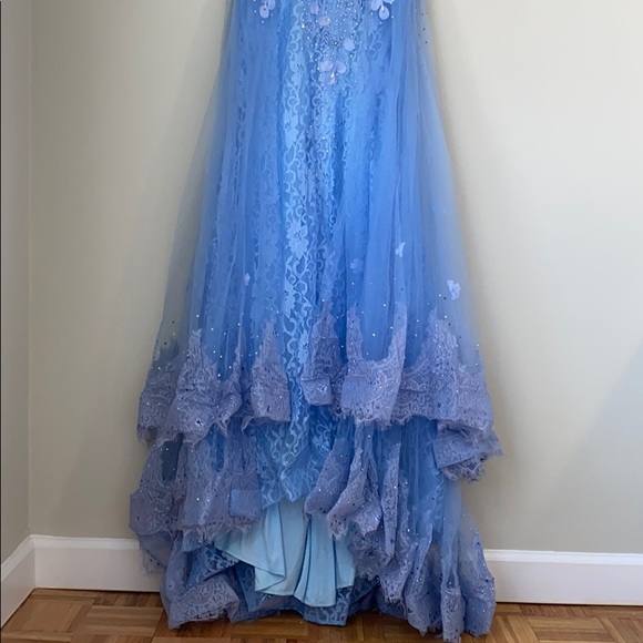 Royal Dream Women’s Wedding And Prom  Net Dress - Picture 4 of 8